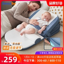 sweeby baby anti-spit milk slope cushion newborn baby anti-overflow milk artifact anti-choking pillow soothing feeding