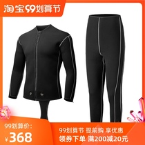 Diving suit male professional warm deep diving cold-proof wetsuit 3 ~ 5MM split semi-dry thickened snorkeling fishing and hunting suit