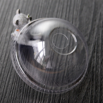 90 95 caliber plastic cup ball cover disposable 90 95 caliber plastic cup matching hemisphere cover 1000 lids