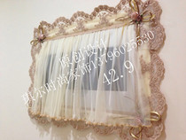 Fabric lace meter box decorative curtain electric gate dust cover collection wire box multimedia box decorative cover customized