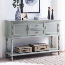 Self-viewing American light luxury retro porch cabinet into the home side cabinet living room partition decoration cabinet shoe cabinet porch table