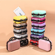 Korean version of Mini 14 inch small portable makeup bag cute princess box 16 large capacity suitcase custom LOGO