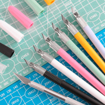 Ring Beauty Handbill Engraving Knife Bracelet Cutting Pen Knife Cute DIY Adhesive Tape Cutting Paper Knife Demolition Letter Knife Cute Fine Art Engraving Knife Hand Ledger Special Creative Hand Cut Paper Knife Beauty Artificial Knife