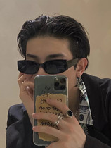 2020 Hip Hop Tide Man Small Square Polarized Sunglasses Men Korean Retro Style ins Funny Glasses Take Photo Personality