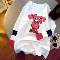 Pregnancy Woman Dress Spring Autumn style Han version Tidal Moms Long Sleeve T-shirt Woman Loose in pure cotton Nets on the bottom of the clothes