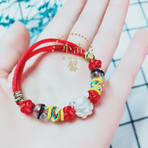 Umbilical hair souvenir diy baby fetal hair bracelet pendant twelve zodiac full moon gift storage material bag