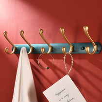 Door rear hanger light extravagant metal clothes hanger into the door Xuanguan Shoe cabinet free of punching clothes New Chinese wall-mounted hanging clothes hook