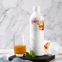 Top Standing Tea Humane White Peach Pulp White Peach Jam 960ml Water Fruit Tea Sandy Sesame Cheese Peach Milk Tea Raw Material