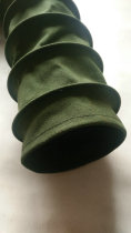 Organ tube soft connection high temperature canvas telescopic corrugated sleeve cylinder dust cover sheath rubber duct screw guard