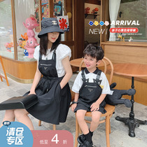 ivan home childrens clothing 2021 new foreign style parent-child wear pants fashion versatile thin mother and child Womens clothing