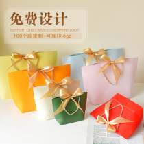 Handbag Custom Butterfly Knot New Year Gift Bag Cosmetics Bag Print Logo Paper Bag Ins Bags Clothing Bags Clothing Bags