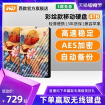 WD Western Digital My Passport portable hard drive 4tb painted custom external hard drive Mechanical game Apple