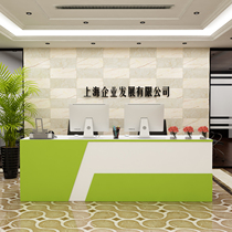 Simple real estate agency front desk desk 4s shop computer desk travel agency reception desk open bar table