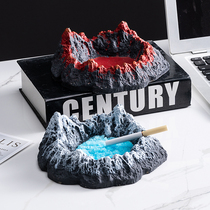 Ashtray creative personality trend home living room office crystal glass large iceberg snow mountain ornaments ashtray