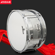 Wholesale Jinbao JBS1051 snare drum 13 inch stainless steel instrument Young Pioneers military band snare drum strap
