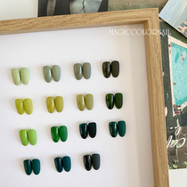 MAGICCOLORNAIL 2022 BIG HOT GREEN TEEL OIL GLUED Canned Meme Color Gel