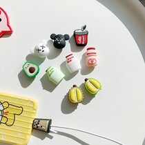 BITE WIRE applies Apple 13 data line 12 protective sleeve phone charger pro ro protection line iPhone11 anti-snapping XR winding rope XS headphone winder MAX cartoon cute protection