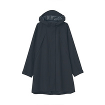MUJI womens moisture permeable use non-stick water cloth with hood coat