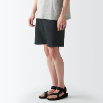 Unprinted fine MUJI male cotton washing palace silk shorts