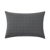 MUJI cotton flannel herringbone pillowcase