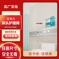 Customized acrylic board company floor door number section identification plate customized UV printing storage transparent board