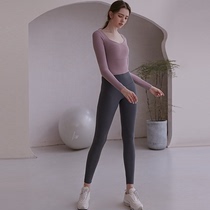 Yoga suit womens autumn winter new sexy tight long sleeve gym outside wearing running sports yoga clothes two sets