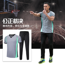 Basketball Referee Suits Suit Mens Spring Summer Sports Competition Professional Referee T-shirt Woman Breathable Speed Dry Custom Print