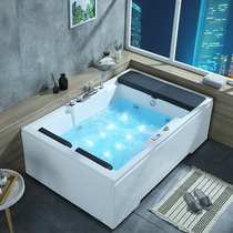 1 7 1 85 m double Jacuzzi Acrylic independent surf bubble couple luxury heating large bath