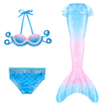 Mermaid tail swimsuit girl shell little girl bikini baby swimsuit mermaid princess clothes