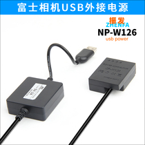 Zhenfa Fuji NP-W126S Fake battery box X100F X100V X-T3 camera external power adapter