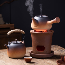 Chaoshan red mud charcoal stove blast stove tea cooker ceramic kettle health pottery pot retro Kung Fu Tea stove Outdoor