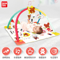 Japan Bandai Bear school baby fitness rack 0-1 year old newborn 3-6 months baby early education educational toy