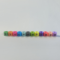 Color digital pants size buckle 36-56 double-sided printing factory direct clothing size buckle