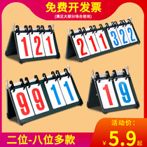 Scoreboard Basketball Scoreboard Flip Counting Score Scoreable Scoreboard Table Tennis Marker