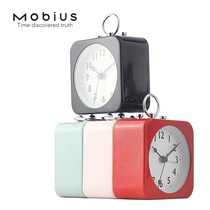 Nordic metal alarm clock bedroom mute home noisy table simple creative fashion atmosphere ins quartz clock clock clock