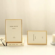 Nordic light luxury metal photo frame table 5 inch 6 inch 7 inch 8 inch 10 inch 12 wall six inch photo album frame a4 photo frame