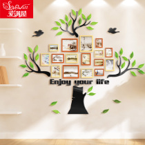 Restaurant photo wall 3D three-dimensional acrylic photo frame hanging wall creative combination bedroom modern minimalist photo wall decoration