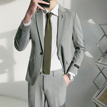 South Korea autumn new suit mens East Gate suit slim business dress trend handsome casual small suit men