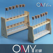 Wooden test tube frame package 6 12 20 25 30 30 * 150200 glass test tube with wood stopper wood frame suit bar restaurant