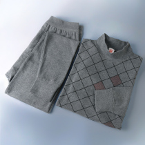 Autumn Clothes Pants Mens Pure Cotton Sweatshirt Mid-Aged Beating Underpants All Cotton Warm Underwear Suit Men Winter
