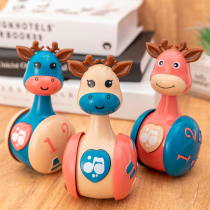 Tumbler toys baby learning to crawl guide baby early education 6-12 months boys and girls 1-2 years old fall resistant to rattle car