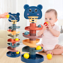 Baby puzzle Baby childrens toys One-year-old early education track ball turn around music 6 More than six months 7 7 8 8 9 9 10