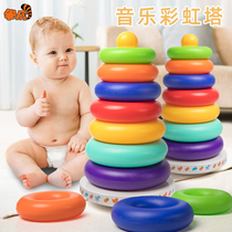 Baby tong wan ju puzzle preschool boys and girls 0-1 a 2-year-old half-6 six eight 10 Months 9 baby Jenga