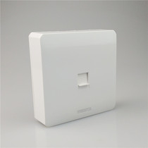 86 type surface-mounted computer socket wall white panel Home-installed open-line network network cable socket 86 wall-mounted open-line computer socket Wall white panel Home-installed open-line network network cable socket 86 wall-mounted