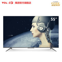 TCL 55T6 55-inch full screen AI voice-activated ultra-thin intelligent 4K ultra-clear LCD network flat-screen TV