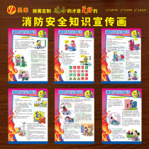 Four fire fighting abilities three understandings three meetings and three tips for emergency plans posters posters factory workshop safety wallcharts etc