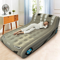 Portable air mattress inflatable household single double inflatable bed simple folding bed Cartoon creative thick inflatable mattress