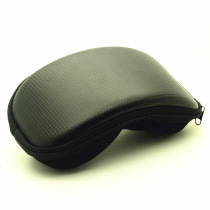 Outdoor anti-pressure anti-collision anti-rain riding motorcycle wind mirror zipper bag ski mirror box arc leather box