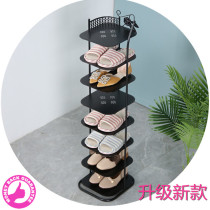 SIMPLE HOME DOORWAY SHOE RACK PROVINCE SPACE ECONOMY TYPE NARROW SMALL MINIMALIST MODERN MULTILAYER DUST-PROOF CONTAINING IRON ART SHOE CABINET