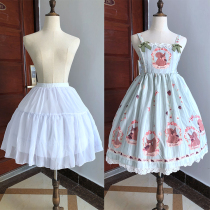 Skirt support lolita lolita fish bone support jsk daily snow yarn adjustable Carmen violence Angel handle Petticoat